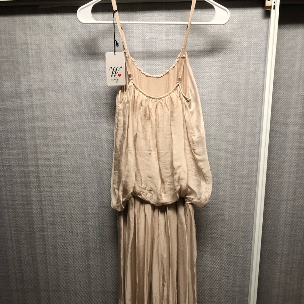 Lightweight, cream romper